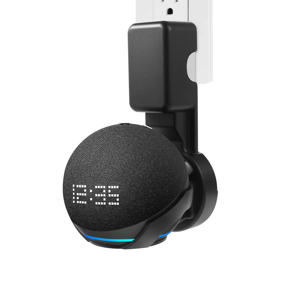 ZORBES Wall Mount for Alexa Echo Dot 5th Generation, Space-Saving Solution with Cable Management Wall Holder for Alexa Echo Dot 5th Generation, Alexa Echo Dot Accessories (Black, Holder Only) ZORBES Wall Mount for Alexa Echo Dot 5th Generation, Space-Saving Solution with Cable Management Wall Holder for Alexa Echo Dot 5th Generation, Alexa Echo Dot Accessories (Black, Holder Only)